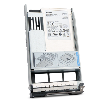 Dell KHK6XLSE960G 06WR5M 960GB SATA 6Gb/s 2.5" SSD, Front Angled View