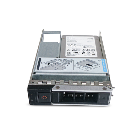 Kioxia KHK6XLSE960G 06WR5M 960GB SATA 6Gb/s 2.5" SSD, Top Label View