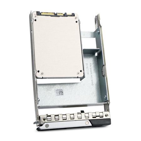 Kioxia KHK6XLSE960G 06WR5M 960GB SATA 6Gb/s 2.5" SSD, Back Angled View