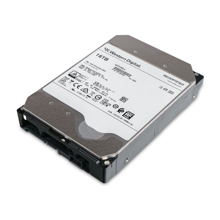 Western Digital Ultrastar DC HC550 WUH721816ALE604 0F38456 16TB 7.2K RPM SATA 6Gb/s 512e Power Disable 3.5in Recertified Hard Drive