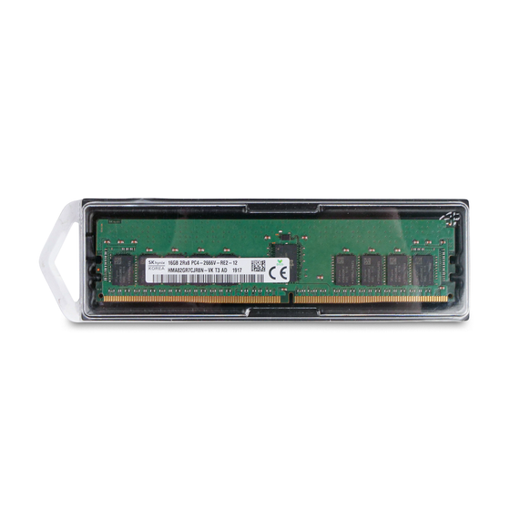 SK Hynix HMA82GR7CJR8N-VK 16GB 2Rx8 PC4-2666V-RE2 DDR4 RDIMM RAM, Front Label View with Packaging