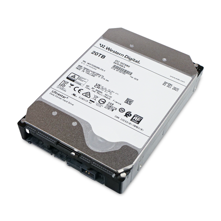 Western Digital Ultrastar DC HC560 WUH722020BLE6L4 0F38785 20TB 7.2K RPM SATA 6Gb/s 512e 3.5in Recertified Hard Drive