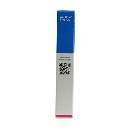 WD Blue SN5100 2TB PCIe Gen4 x4 NVMe M.2 2280 SSD, Side View