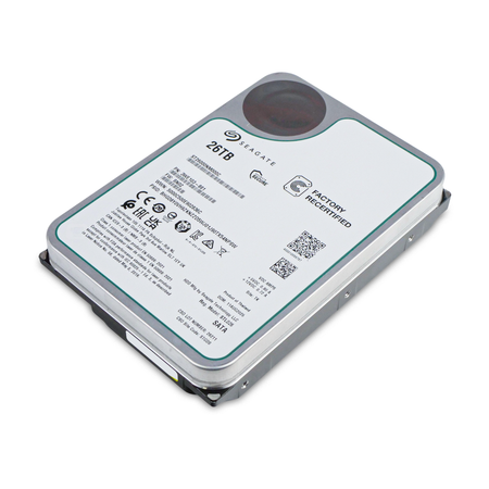 Seagate Exos ST26000NM000C 26TB 7.2K RPM SATA 6Gb/s 512e CMR 3.5in Recertified Hard Drive