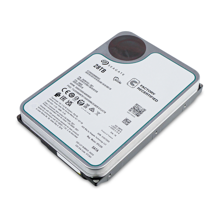 Seagate Exos ST28000NM000C 28TB 7.2K RPM SATA 6Gb/s 512e CMR 3.5in Recertified Hard Drive