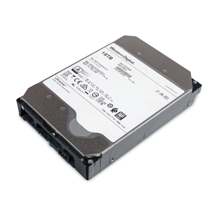 Western Digital Ultrastar DC HC550 WUH721818ALE6L4 0F38459 18TB 7.2K RPM SATA 6Gb/s 512e 512MB 3.5" Refurbished HDD