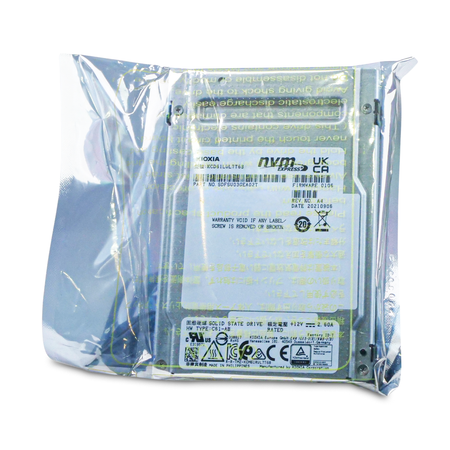 Kioxia CD6-R KCD61LUL7T68 7.68TB 1 DWPD PCIe Gen 4.0 x4 8GB/s 3D TLC U.2 NVMe 2.5" SSD