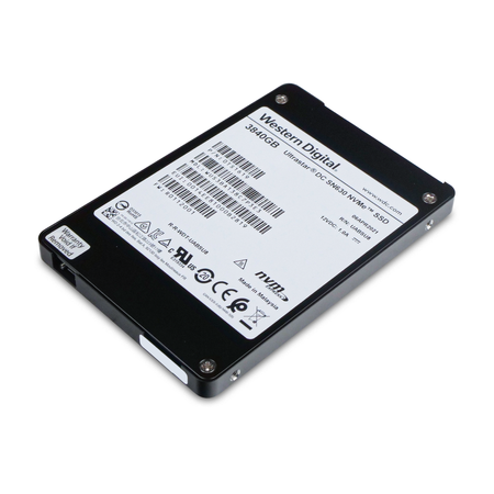 Western Digital Ultrastar DC SN630 WUS3BA138C7P3E3 0TS1619 3.84TB PCIe Gen 3.0 x4 4GB/s U.2 2.5in Refurbished SSD