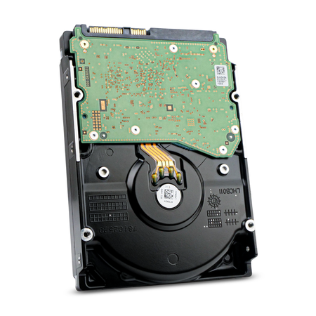 Western Digital Ultrastar DC HC520 HUH721212AL5204 0F29540 12TB SAS 12Gb/s 3.5" HDD, Back Angled View