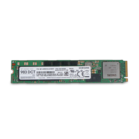 Samsung 983 DCT MZ1LB960HAJQ 960GB 1.3 DWPD PCIe Gen 3.0 x4 4GB/s 3D TLC NVMe M.2 22110 Refurbished SSD