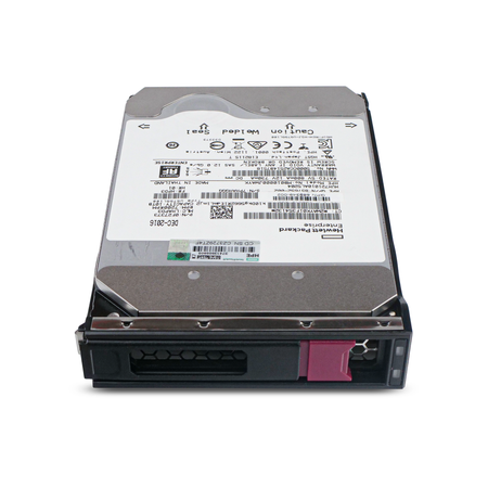 HP Generation 11 MB010000JWAYK 869349-002 10TB 7.2K RPM SAS 12Gb/s 512e 256MB 3.5" HDD, Top View
