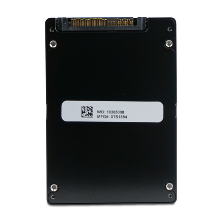 Western Digital Ultrastar DC SN200 800GB U.2 NVMe SSD, rear side with U.2 connector, straight-on