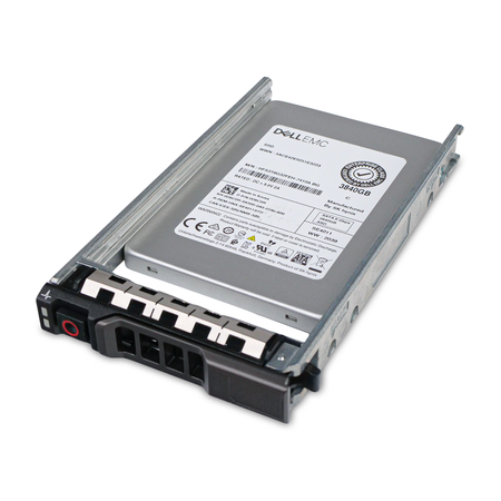 Dell G13 0D6C0R 3.84TB SATA 6Gb/s 512e 3D TLC 2.5" SSD, Above Angled View