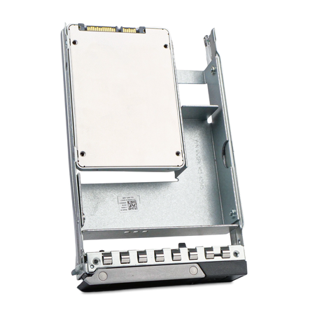 Dell G14 0D6C0R 3.84TB SATA 6Gb/s 512e 3D TLC Hybrid 3.5" SSD, Back Angled View