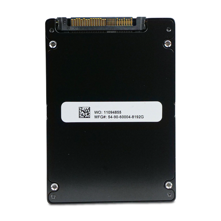 Western Digital Ultrastar DC SN200 HUSMR7676BDP3Y1 0TS1357 7.68TB U.2 NVMe 2.5in SSD, back panel and connector, straight-on