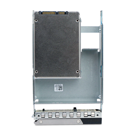Dell G14 03397M 480GB SATA Hybrid 3.5in SSD, underside of hybrid tray with connector, straight-on