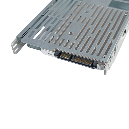 Dell G13 03397M 480GB SATA Hybrid 3.5in SSD, close-up of the SATA data and power connector in the tray
