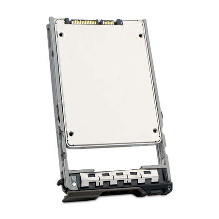 Dell G13 03397M 480GB SATA 2.5in SSD, back panel and connector in hot-swap tray, angled