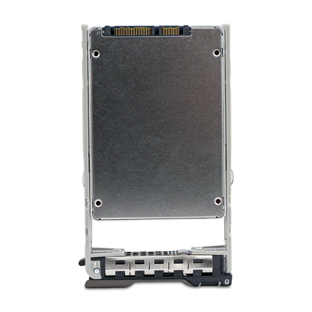 Dell G13 03397M 480GB SATA 2.5in SSD, back panel and connector in hot-swap tray, straight-on