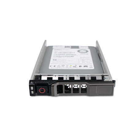 Dell G13 03397M 480GB SATA 2.5in SSD, front of tray with release handle and status lights, low angle