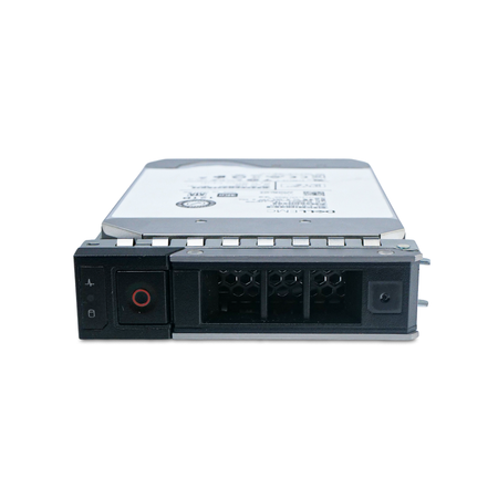 Dell G14 118000331 12TB 7.2K RPM SATA 6Gb/s 4Kn 3.5in HDD, front bezel of the tray with drive label behind, straight-on