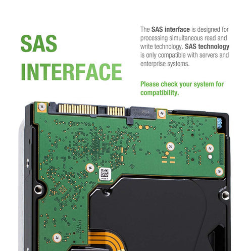 Seagate Exos X18 ST16000NM004J 16TB 7.2K RPM SAS 12Gb/s 3.5in OEM Hard Drive - SAS Interface