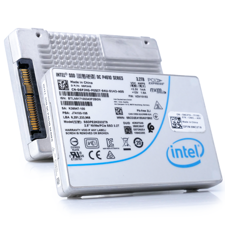 Intel DC P4610 SSDPE2KE032T8 3.2TB PCIe Gen 3.1 x4 4GB/s U.2 NVMe 2.5in Refurbished SSD