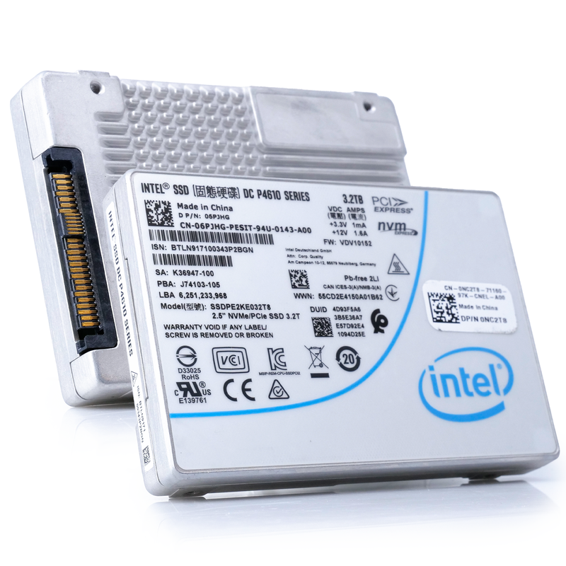 Intel DC P4610 SSDPE2KE032T8 3.2TB PCIe Gen 3.1 x4 2.5 Intel DC P4610 SSDPE2KE032T8 3.2TB PCIe Gen 3.1 x4 2.5