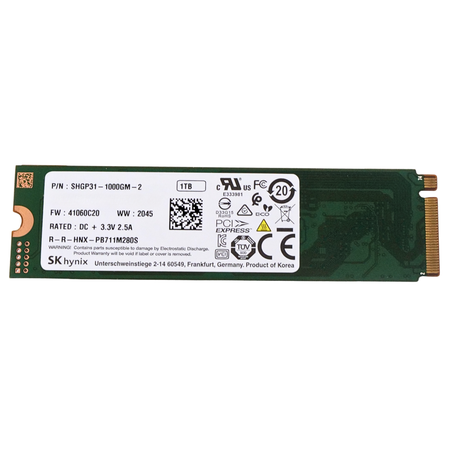 SK Hynix Gold P31 SHGP31-1000GM-2 1TB PCIe Gen 3.0 x4 4GB/s 3D TLC NVMe M.2 2280 Recertified SSD