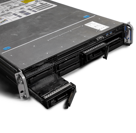 Intel R2308WFTZSR 2x Xeon Gold 6130T 384GB DDR4 8-bay LFF 2U Server