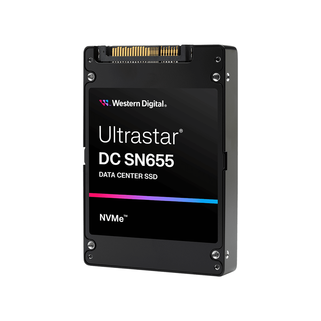 Western Digital Ultrastar SN655 WUS5EA1A1ESP7E1 15.36TB PCIe Gen 4.0 x4 8GB/s NVMe 2.5in Recertified Solid State Drive