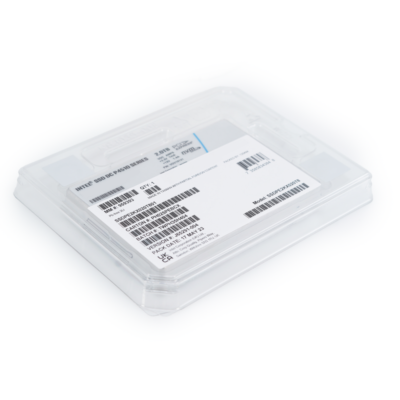 Intel P4510 Series 2TB SSD DC NVME U.2 SSDPE2KX020T8 Solid State Intel P4510 Series 2TB SSD DC NVME U.2 SSDPE2KX020T8 Solid State