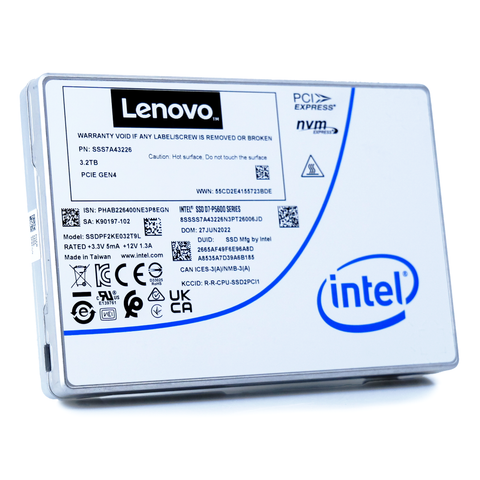 Intel/Lenovo P5600 SSDPF2KE032T9LN 3.2TB U.2 8GB/s 3D TLC 2.5in Refurbished SSD