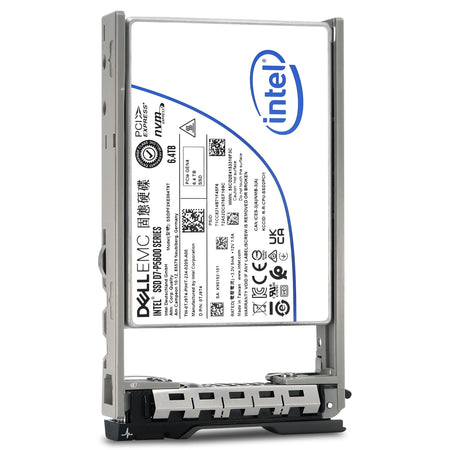 Dell G13 SSDPF2KE064T9TP 0TJ9T4 6.4TB PCIe Gen 4.0 x4 8GB/s 3D TLC 3DWPD SED U.2 NVMe 2.5in Solid State Drive - Front View