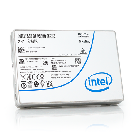 Intel P5500 3.84TB Enterprise SSD Front