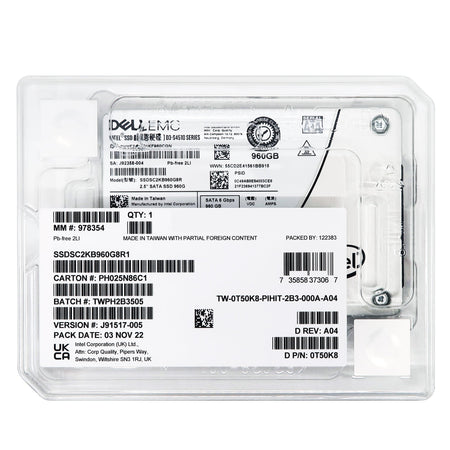 SSDSC2KB960G8 0T50K8 Dell - Factory Sealed New