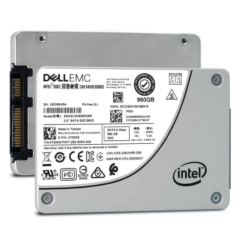 S4510 SSDSC2KB960G8 960GB SATA Solid State Drive