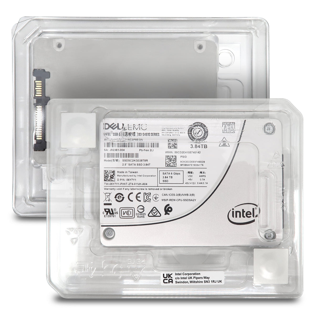 Dell D3 S4610 SSDSC2KG038T8R 3 84TB SATA 2 5 Poweredge Server SSD Dell D3 S4610 SSDSC2KG038T8R 3 84TB SATA 2 5 Poweredge Server SSD