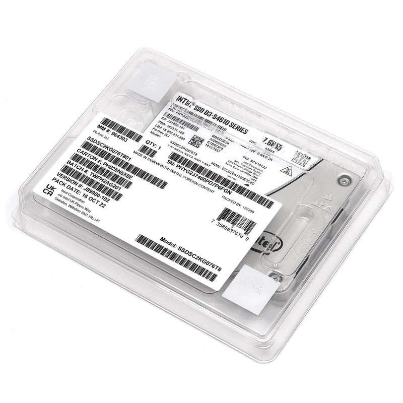 SSDSC2KG076T8 2.5in Solid State Drive - Factory Sealed