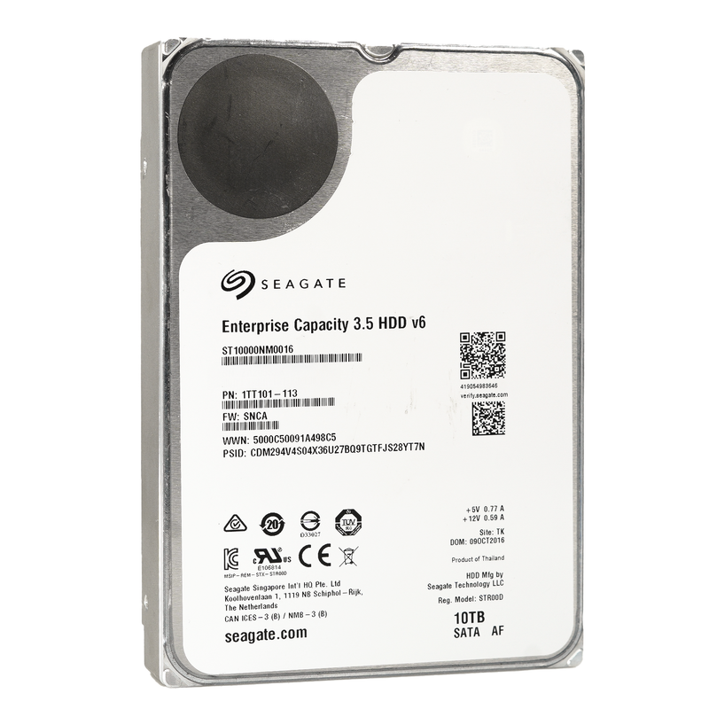 Seagate Exos X10 ST10000NM0016 10TB SATA 3.5 HDD — ServerPartDeals.com