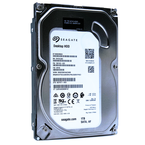 Seagate Barracuda Desktop HDD ST1000DM003 1TB 7.2K RPM SATA 6Gb/s 3.5in Refurbished HDD