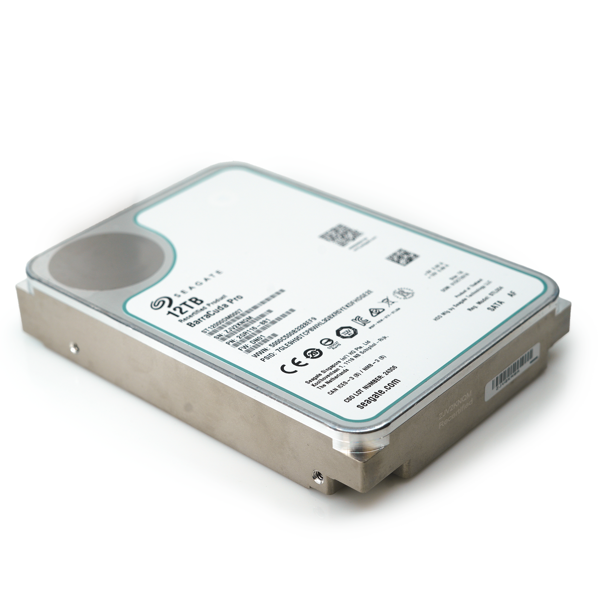 Seagate Barracuda Pro ST12000DM0007 12TB 7.2K RPM SATA 6Gb/s 256MB 3.5" Manufacturer Recertified HDD