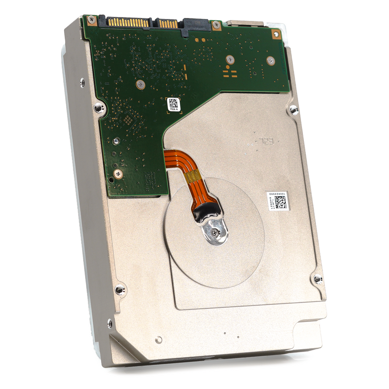 Seagate IronWolf Pro ST12000NE0007 12TB 7.2K RPM SATA 6Gb/s 512e NAS 3.5in Recertified Hard Drive - Rear View