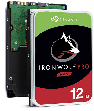 Seagate IronWolf Pro ST12000NE0008 12TB 7.2K RPM SATA 6Gb/s 512e 3.5in Recertified Hard Drive