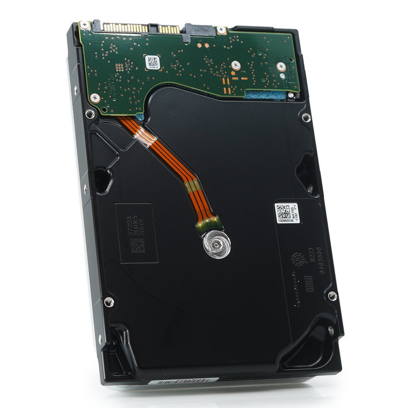 Seagate Exos X16 ST12000NM004G 12TB 7.2K RPM SAS 12Gb/s 512e SED 3.5in Hard Drive - Rear View