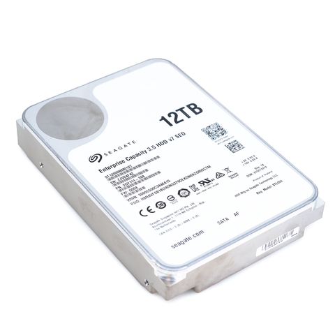 Seagate Enterprise Capacity v7 ST12000NM0127 12TB 7.2K RPM SATA 6Gb/s 512e SED 3.5in Hard Drive