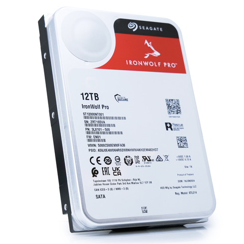 Seagate IronWolf Pro ST12000NT001 12TB 7.2K RPM SATA 6Gb/s 512e 3.5in Hard Drive