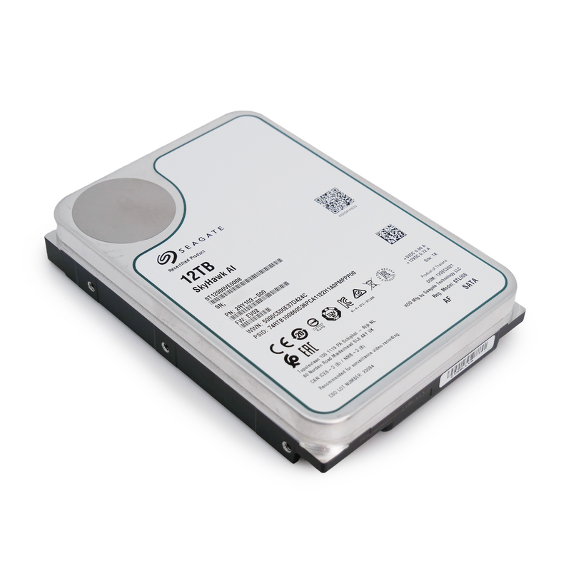 Seagate SkyHawk Surveillance ST12000VE0008 12TB 7.2K RPM SATA 6Gb/s 3.5in Recertified Hard Drive