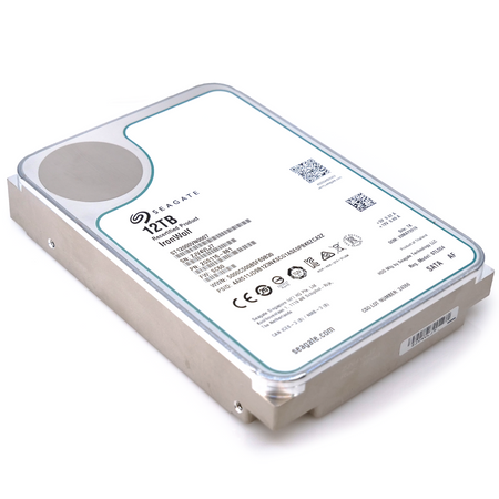 Seagate IronWolf ST12000VN0007 12TB 7.2K RPM SATA 6Gb/s 256MB 3.5" NAS Manufacturer Recertified HDD flat