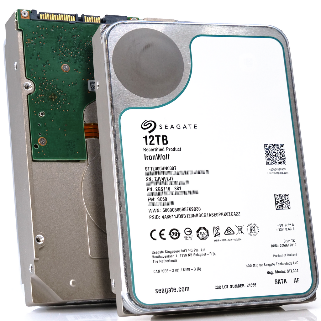 Seagate IronWolf ST12000VN0007 12TB SATA 3.5 HDD — ServerPartDeals.com Seagate IronWolf ST12000VN0007 12TB SATA 3.5 HDD — ServerPartDeals.com